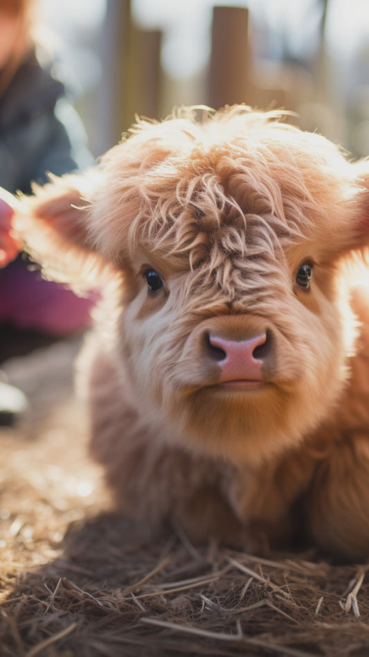 Furry Surprise, Highland Cow ( 30 PNG Pack)
